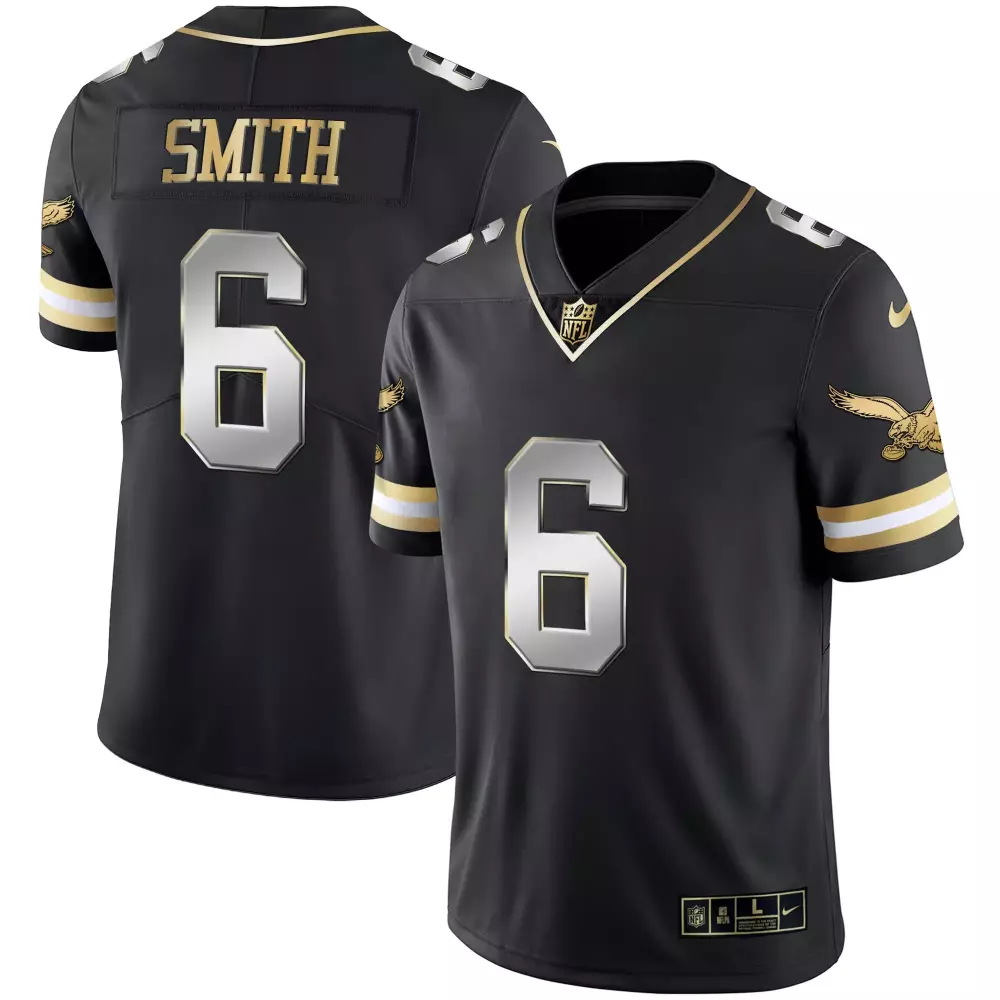 Smith 6 New Orleans Saints 2023 Stitched Vapor Jersey | Black | Replica Fan Gear | For Men, Women & Youth