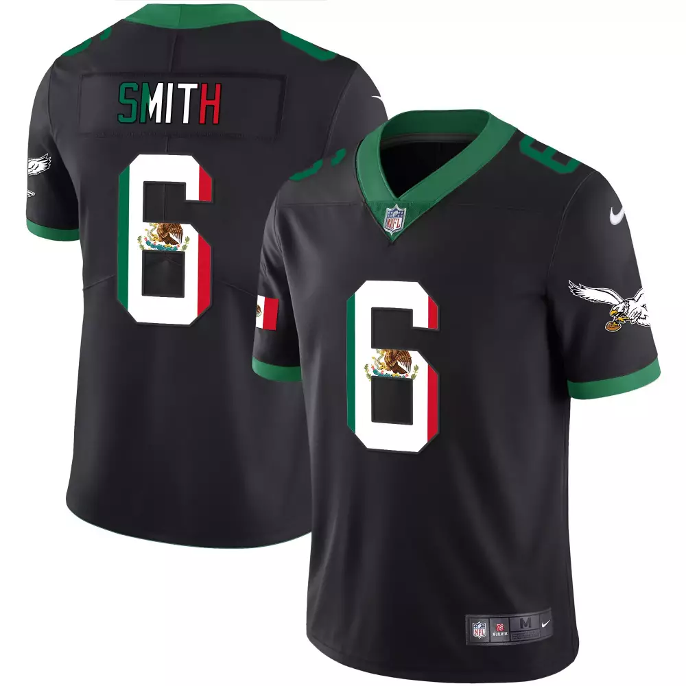 Smith 6 Philadelphia Eagles 2018 Super Bowl LII Edition Jersey | Stitched Vapor Fan Gear | For Men, Women & Youth