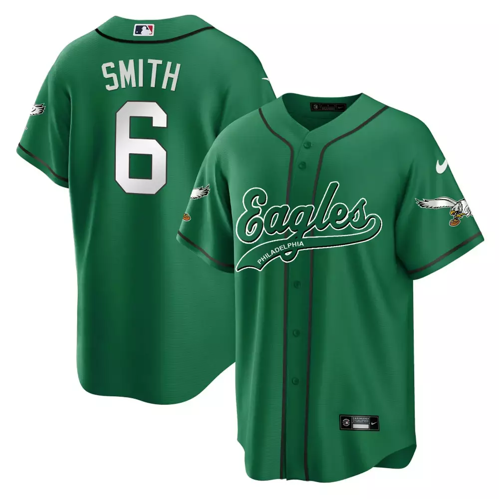 Smith 6 Philadelphia Eagles 2023 Vapor Jersey | Gray Edition | Stitched Fan Gear for Men, Women & Youth