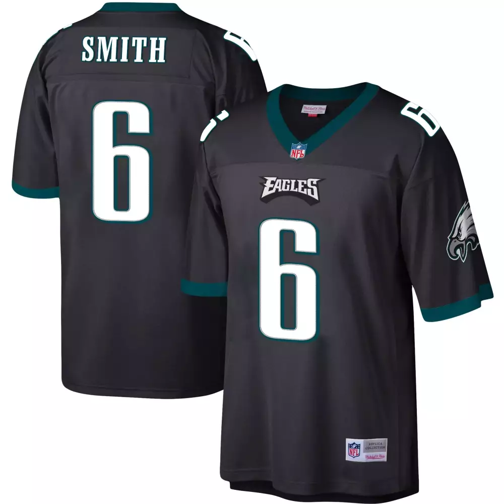 Smith 6 Philadelphia Eagles 2023 Stitched Vapor Jersey | Black Edition | Game Day Outfit | For Men, Women & Youth