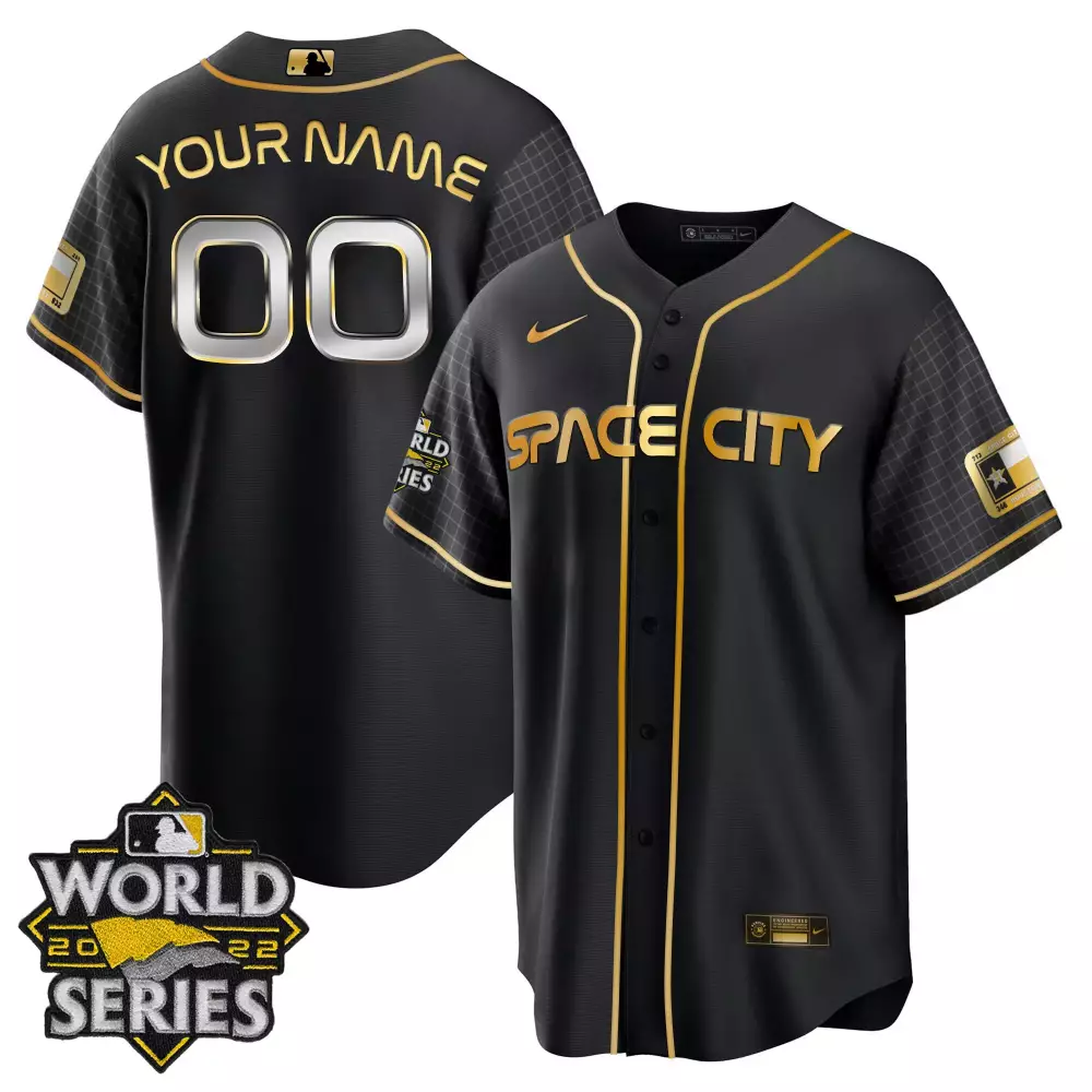space city 2022 all stitched vapor jersey black gold 60 years champions edition