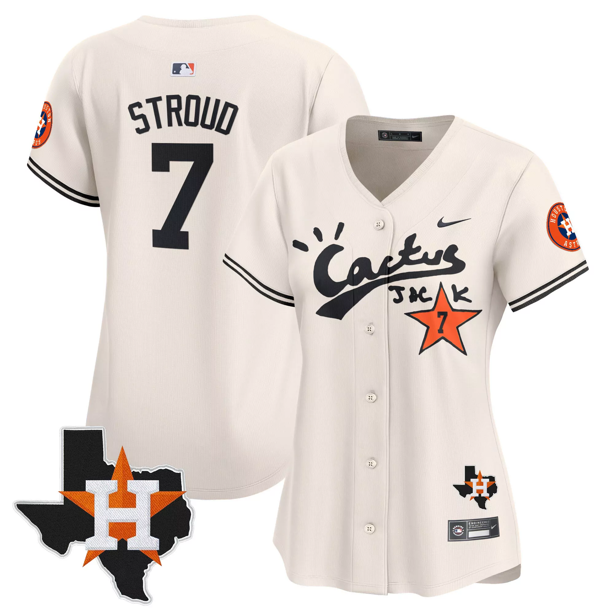 stroud 7 houston 2023 men s all stitched vapor jersey black gold go for launch edition