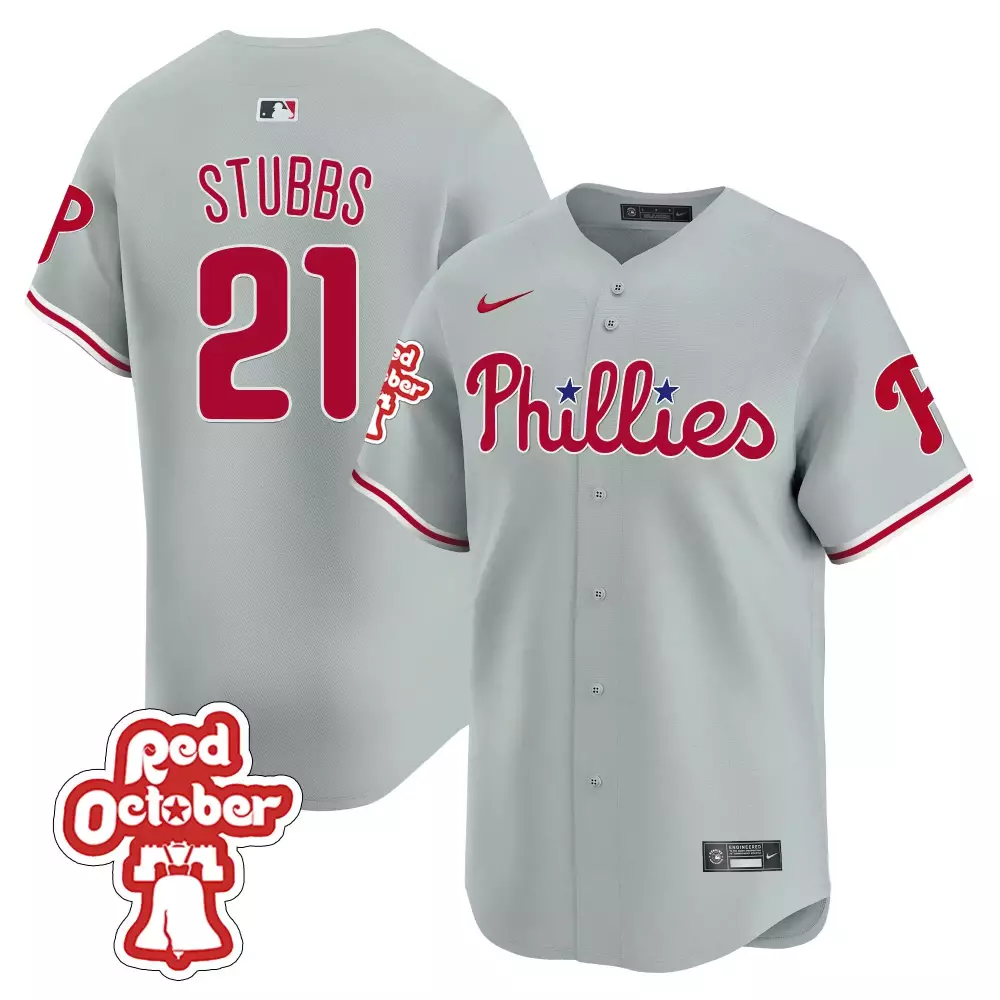 Stubbs 21 Philadelphia Phillies 2008 Men's All Stitched Vapor Jersey | White World Series Champions | Fan Gear for Men, Women & Youth