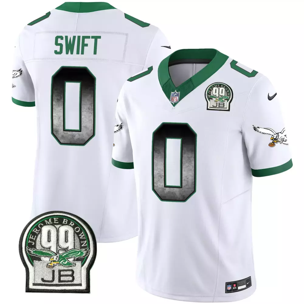 Swift 0 Philadelphia Eagles 2023 Stitched Vapor Jersey | White Edition | Limited Edition Fan Gear for Men, Women & Youth