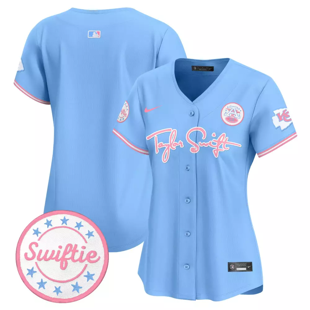 taylor swift 00 kansas city chiefs 2023 women s all stitched vapor jersey pink swiftie patch