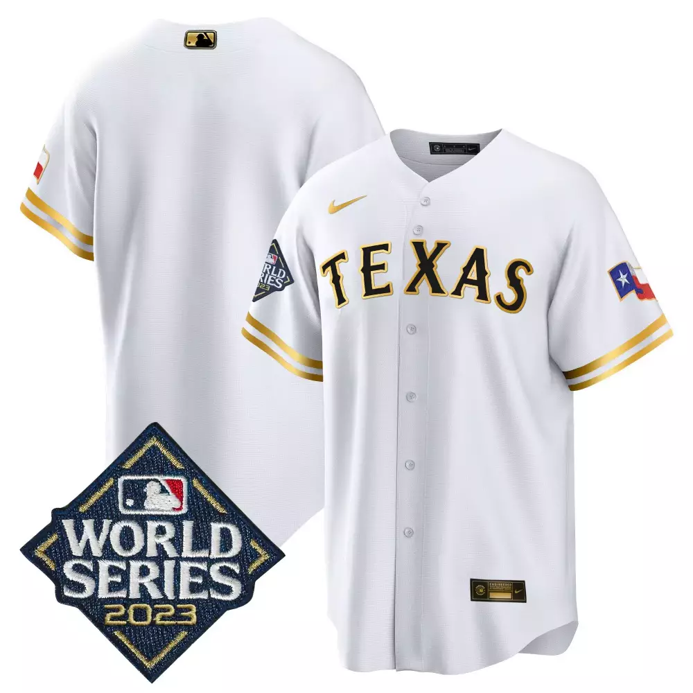 Texas Rangers 2023 Stitched Vapor Jersey | World Series Edition White | Limited Edition Fan Gear for Men, Women & Youth
