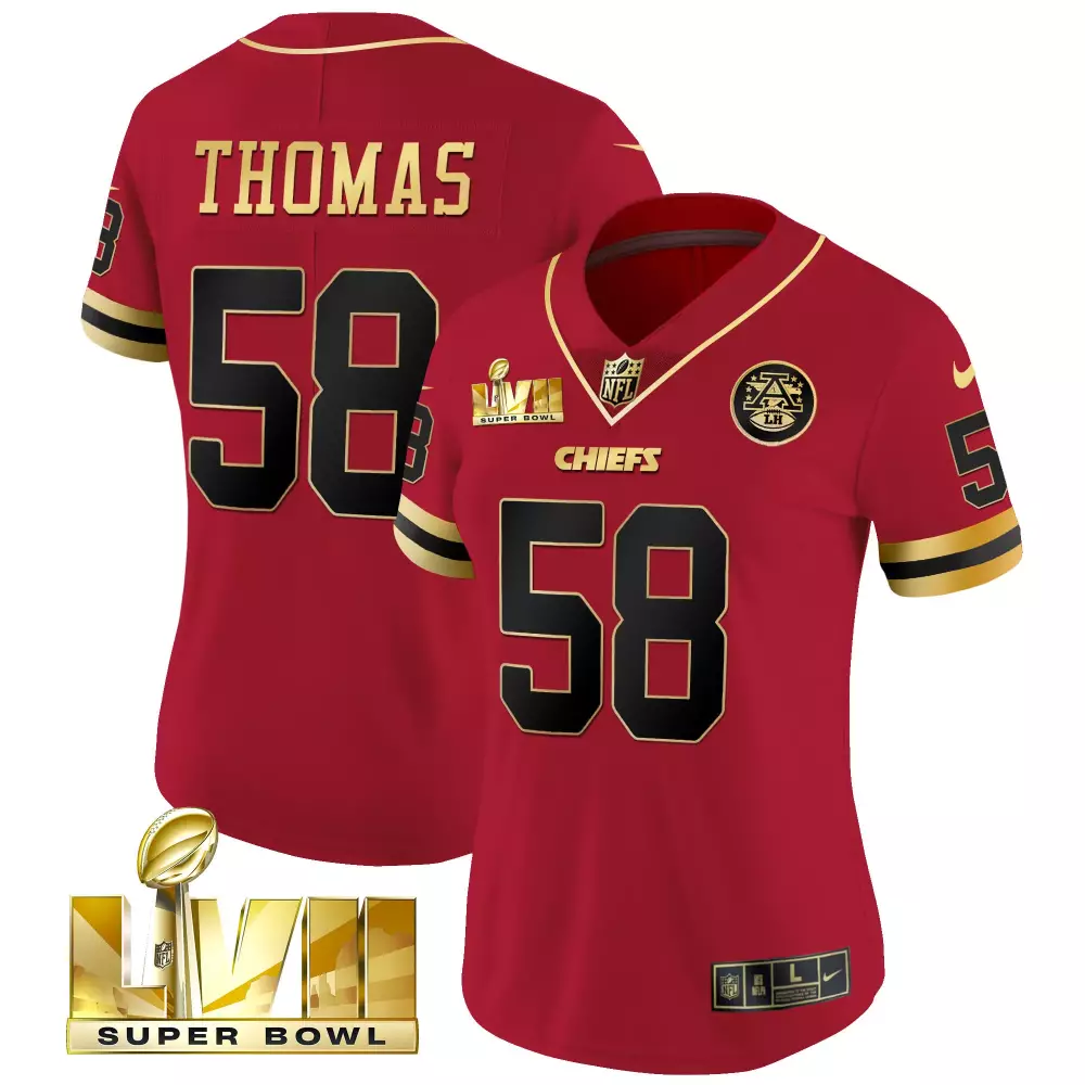 thomas 58 chiefs 2023 men s super bowl all stitched vapor jersey