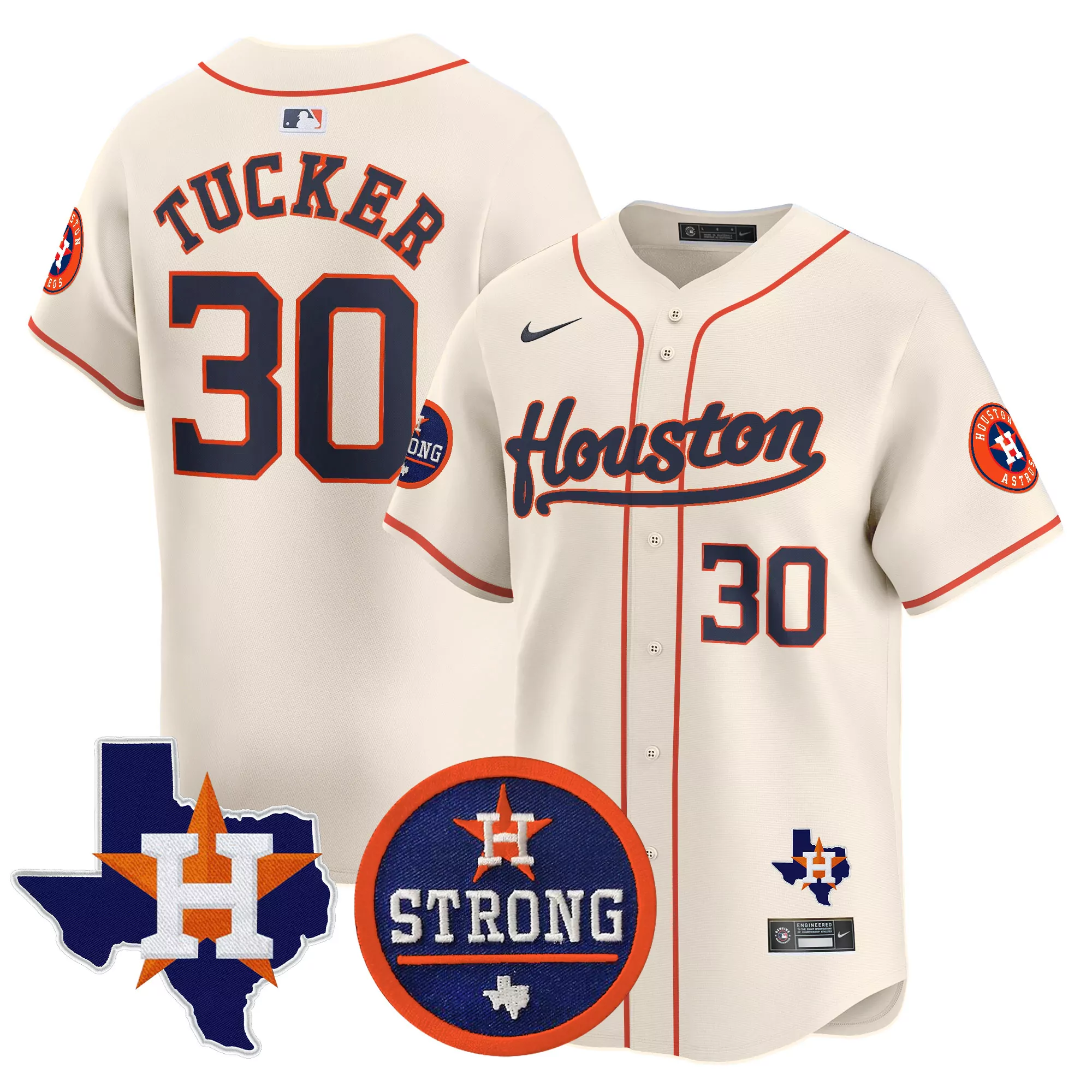 tucker 30 houston 2022 men s all stitched vapor jersey world series champions edition 1