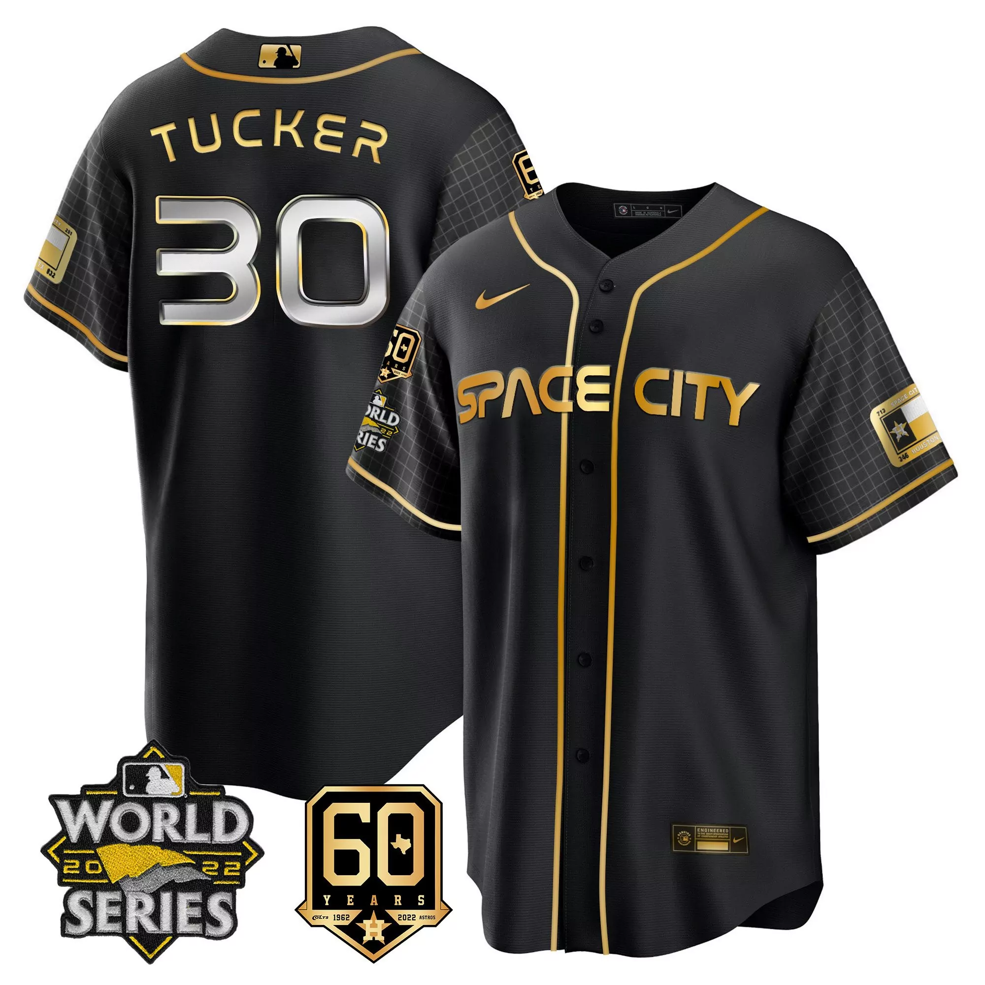 tucker 30 houston space city 2022 men s all stitched vapor jersey 60 years world champions