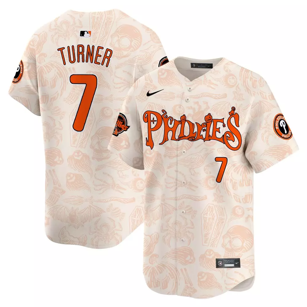 Turner 7 Philadelphia Phillies 2023 All Stitched Vapor Jersey | Fan Gear for Men, Women & Youth