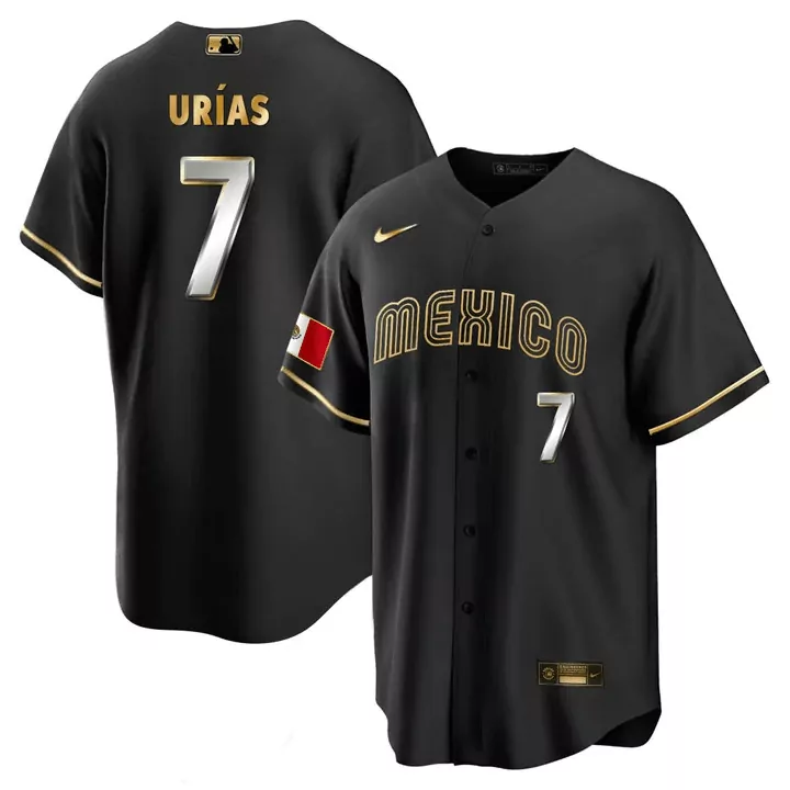 uras 7 mexico 2023 men s all stitched vapor jersey white with flag patch