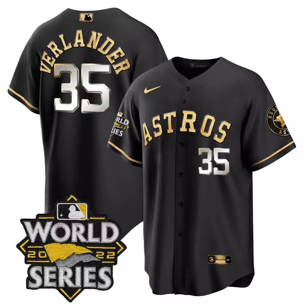 Verlander Astros 2022 Cactus Jack Stitched Vapor Jersey | World Series Edition | Limited Edition Fan Gear | For Men, Women & Youth