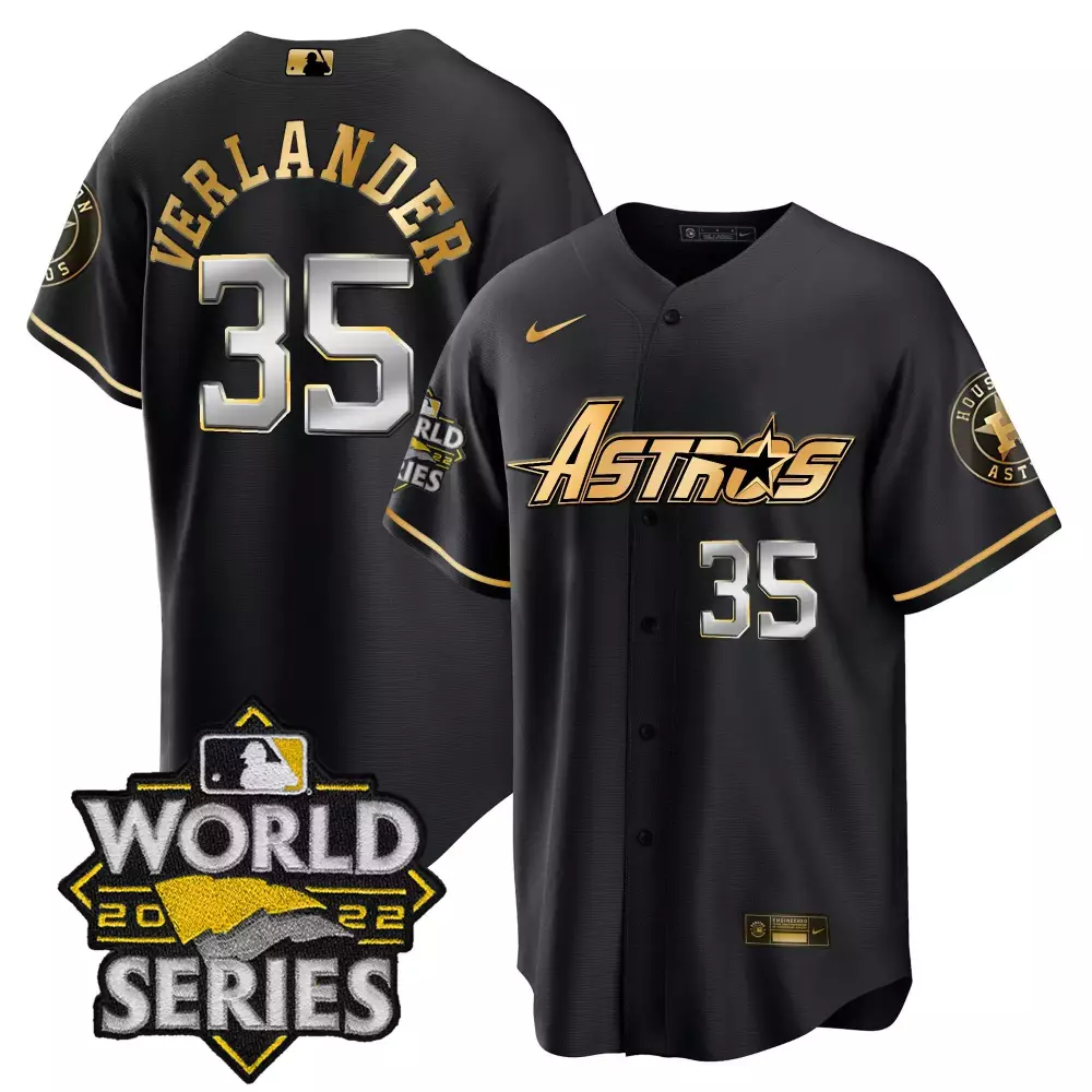 Verlander Astros 2022 Cactus Jack Stitched Vapor Jersey | World Series Edition | Limited Edition Fan Gear | For Men, Women & Youth