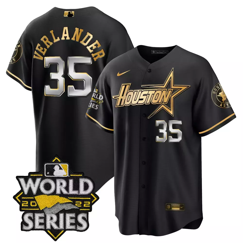 Verlander Astros 2022 Stitched Vapor Jersey | World Series Edition White | Limited Edition Fan Gear | For Men, Women & Youth
