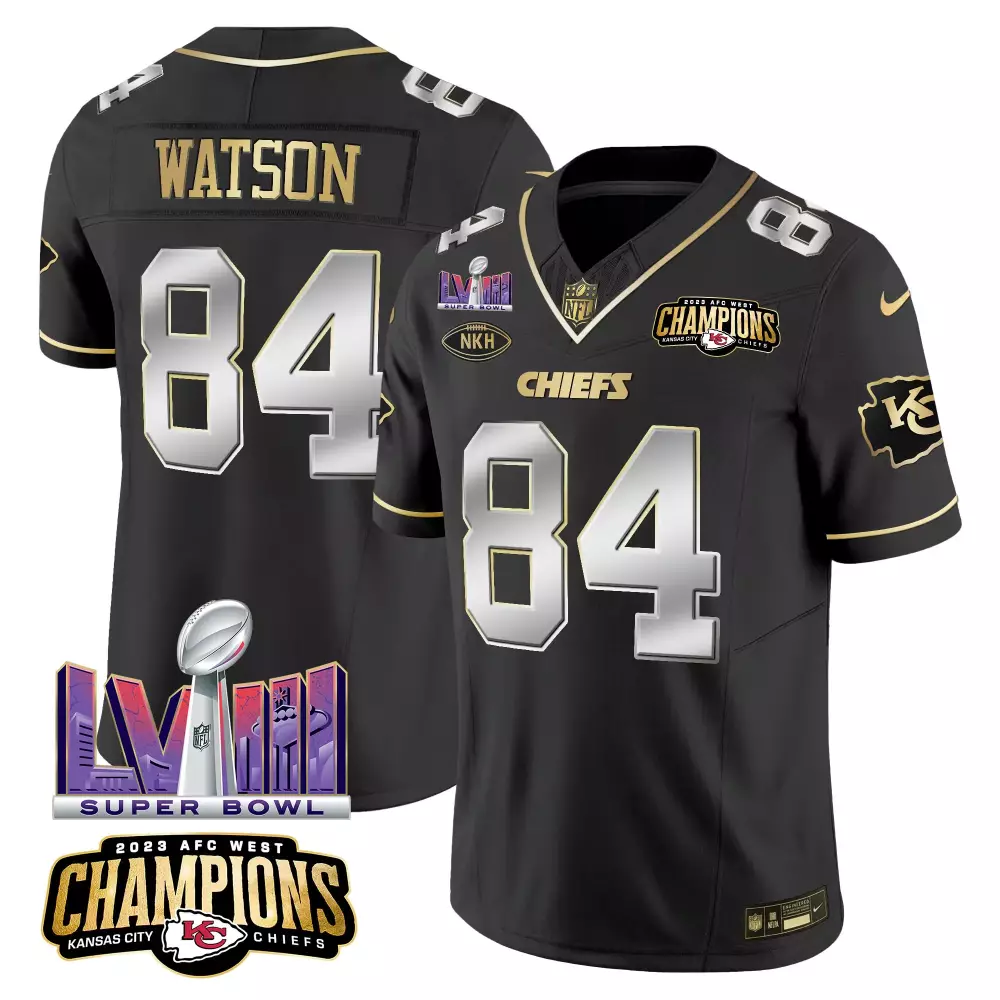 Watson Kansas City Chiefs 2023 Vapor Jersey | Super Bowl Champions Edition | Stitched Fan Gear | For Men, Women & Youth