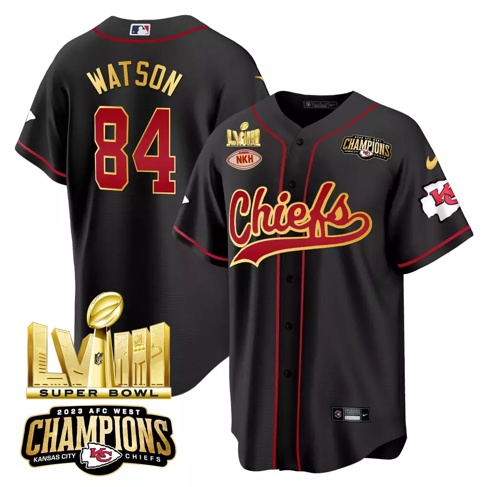 Watson Kansas City Chiefs 2023 Vapor Jersey | Super Bowl Edition | Stitched Fan Gear | For Men, Women & Youth
