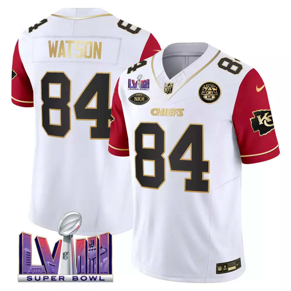 Watson Kansas City Chiefs 2023 Vapor Jersey | Super Bowl LVII Edition | Stitched Fan Gear | For Men, Women & Youth
