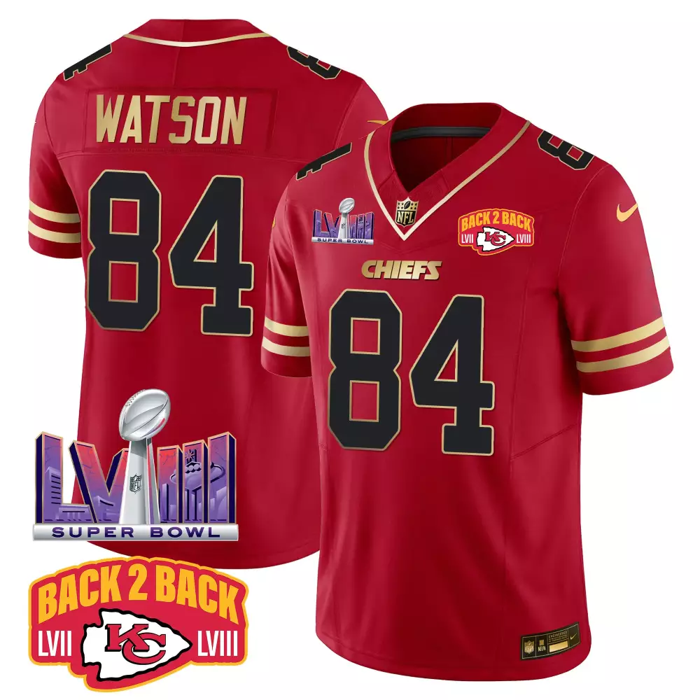 Watson Kansas City Chiefs 2023 Vapor Jersey | Super Bowl LVII Edition | Stitched Fan Gear | For Men, Women & Youth