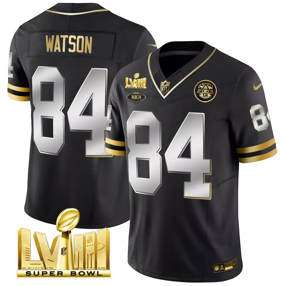 Watson 4 New Orleans Saints 2023 Vapor Jersey | White Stitched 32 Patch for Men | Fan Gear