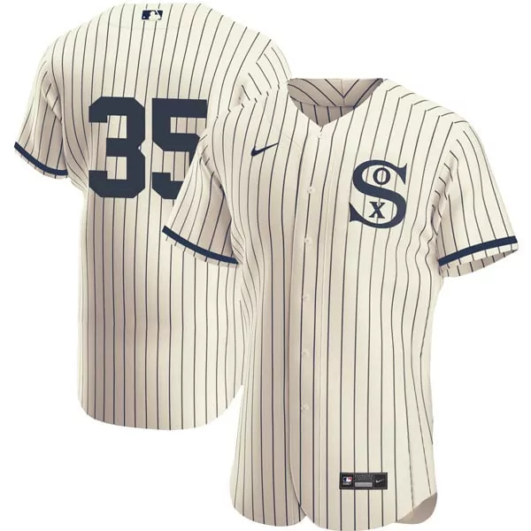 Chicago White Sox 2023 All Stitched Vapor Jersey | Men's Cream Pinstripe Nike Edition | Fan Gear for Men, Women & Youth