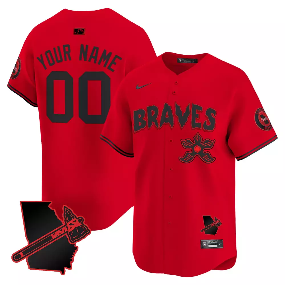 atlanta braves custom 00 black all stitched vapor jersey 2023 men s 50th anniversary edition