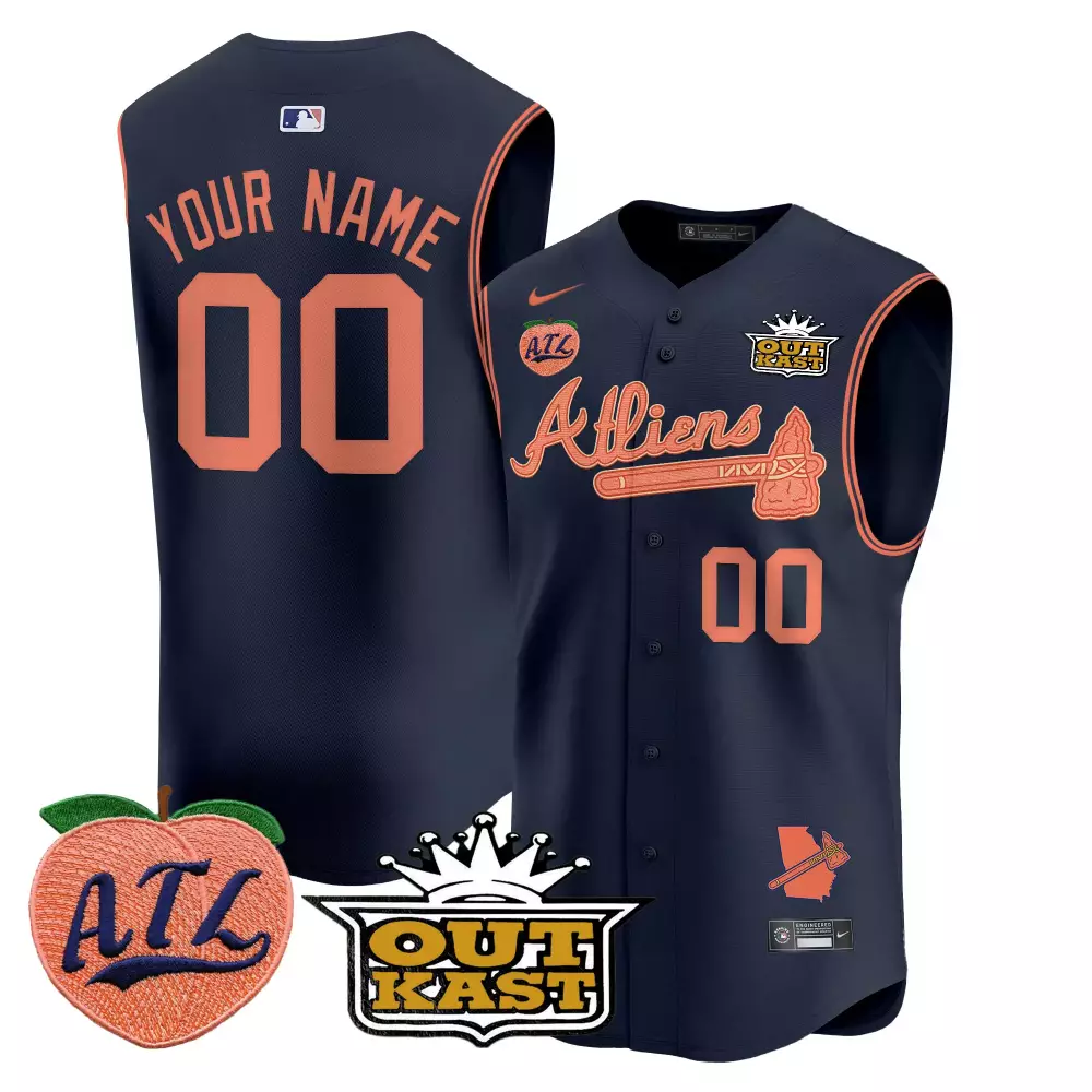 Atlanta Outkast 00 2023 Men's All Stitched Vapor Jersey | White Fan Gear | Perfect for Game Day | For Men, Women & Youth