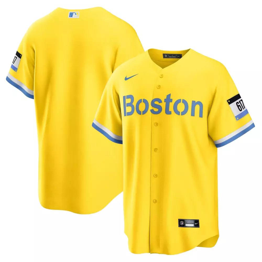 boston yellow all stitched vapor jersey 2023 17 nike