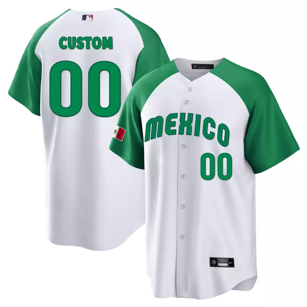 custom 00 mexico 2023 men s all stitched vapor jersey green 1