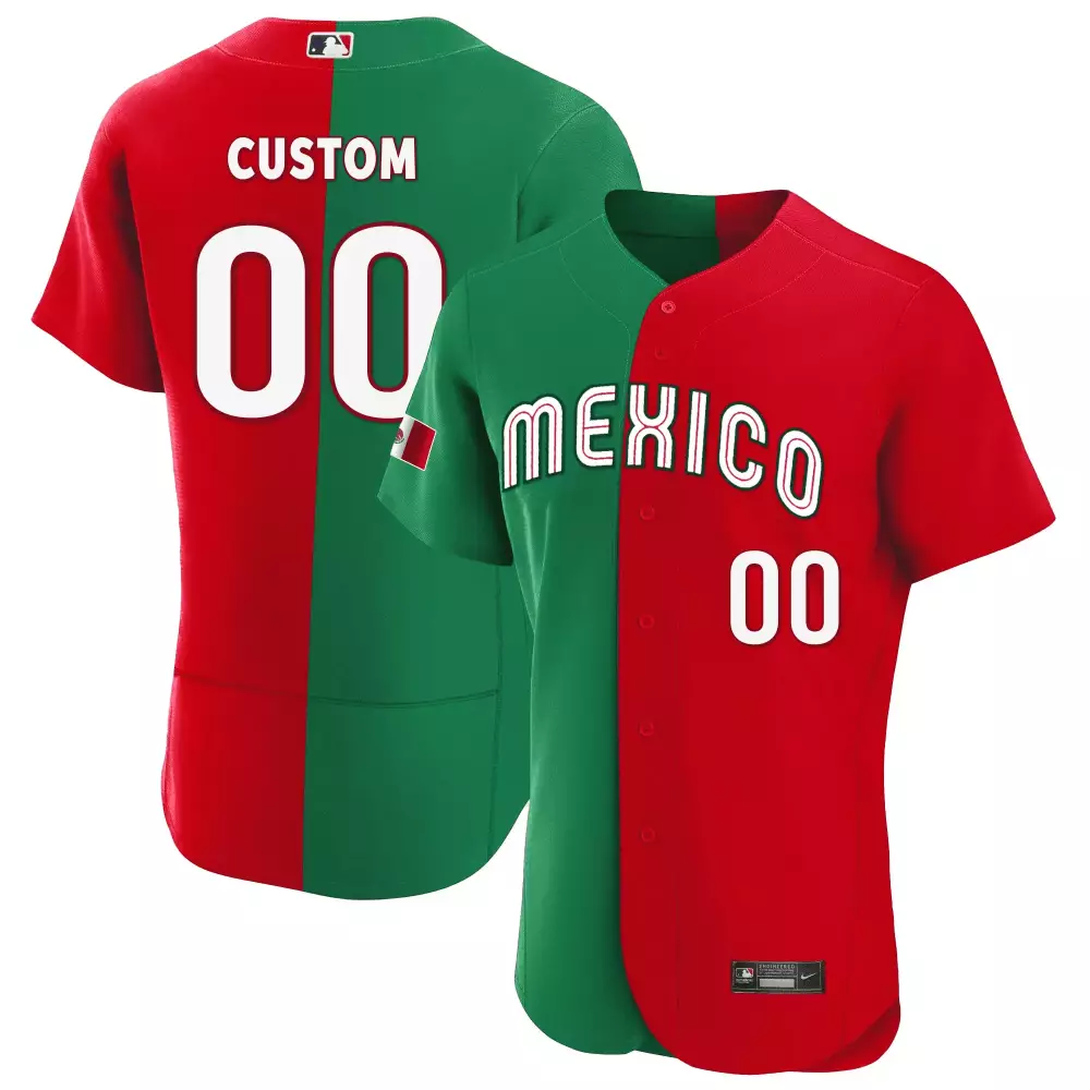 custom 00 mexico 2023 men s all stitched vapor jersey green 1