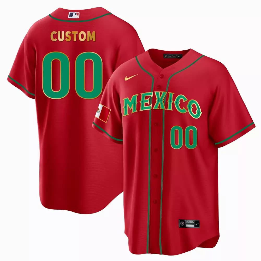 custom 00 mexico 2023 men s all stitched vapor jersey green 1