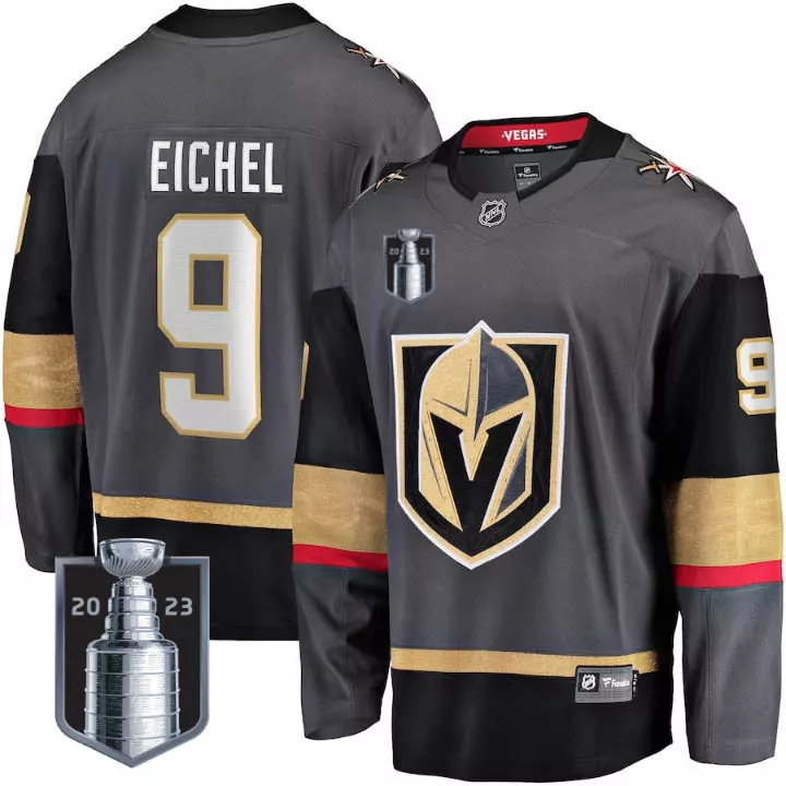 eichel 9 vegas golden knights 2023 men s all stitched vapor jersey champions gold