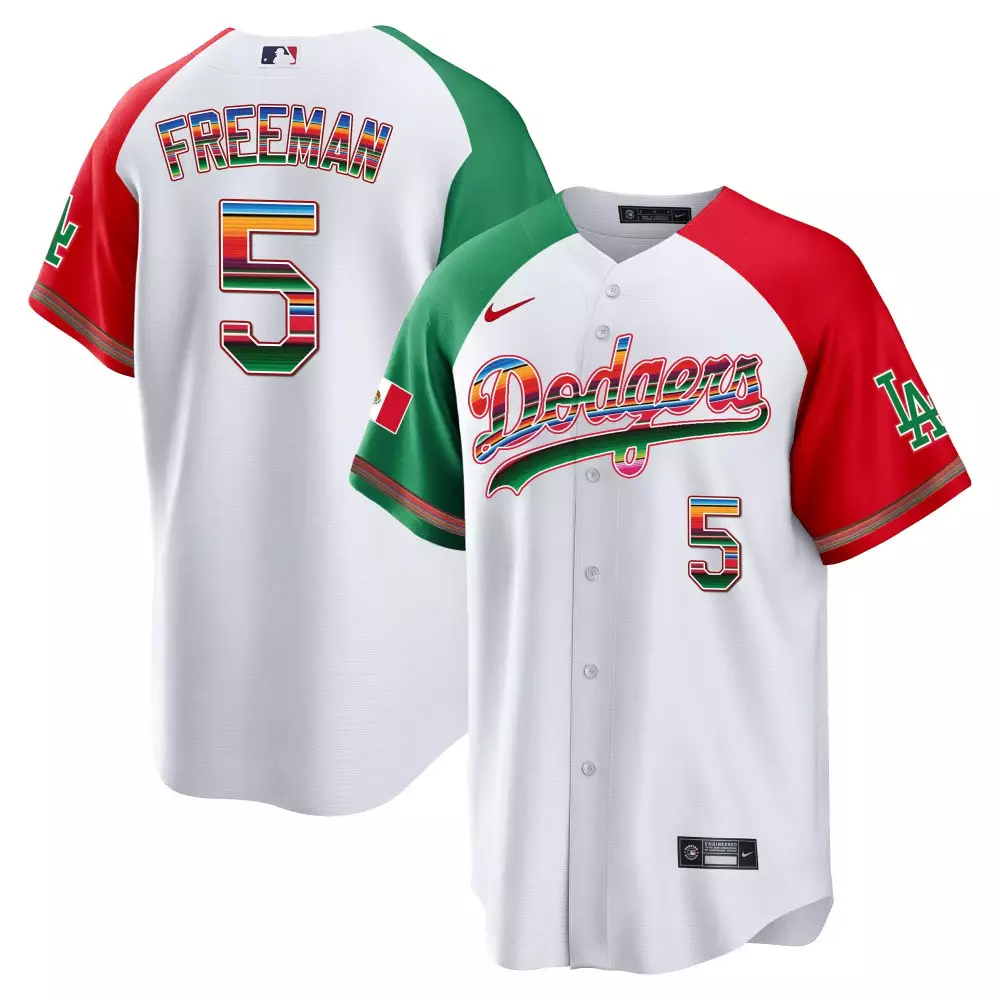 Freeman 5 Los Angeles Dodgers 2023 Stitched Vapor Jersey | Classic White | Women's Replica Fan Gear for Game Day | For Men, Women & Youth