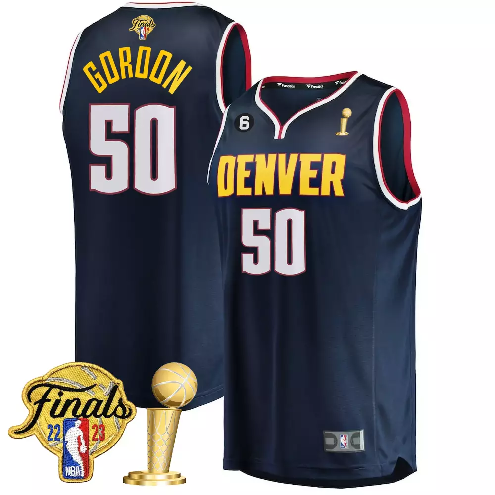 Gordon 50 Denver Men's All Stitched Vapor Jersey | White 2023 | Stylish Fan Gear | For Men, Women & Youth