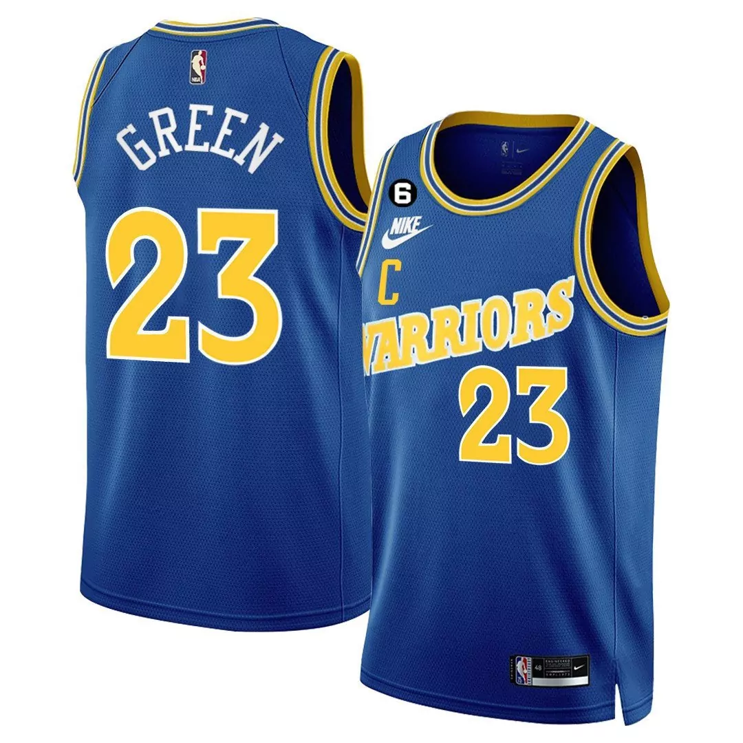 green 23 golden state warriors 2023 men s all stitched vapor jersey black yellow rose design