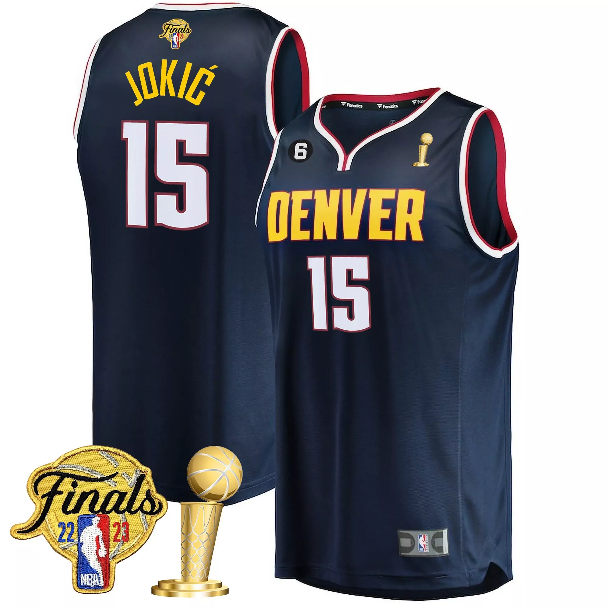 joki 15 denver nuggets 2023 men s all stitched vapor jersey finals edition navy