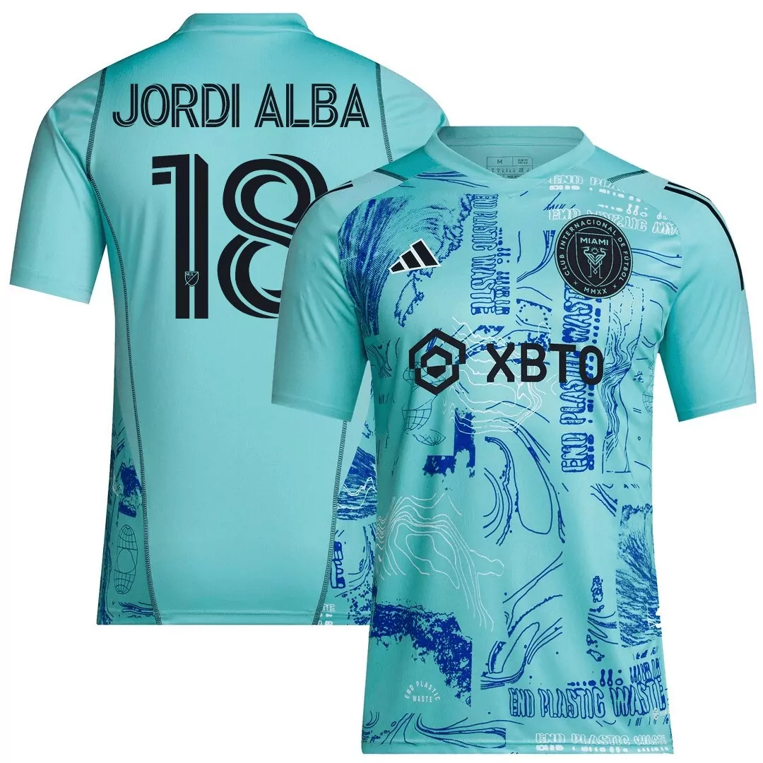 jordi alba 18 inter miami 2023 men s all stitched vapor jersey aqua design edition