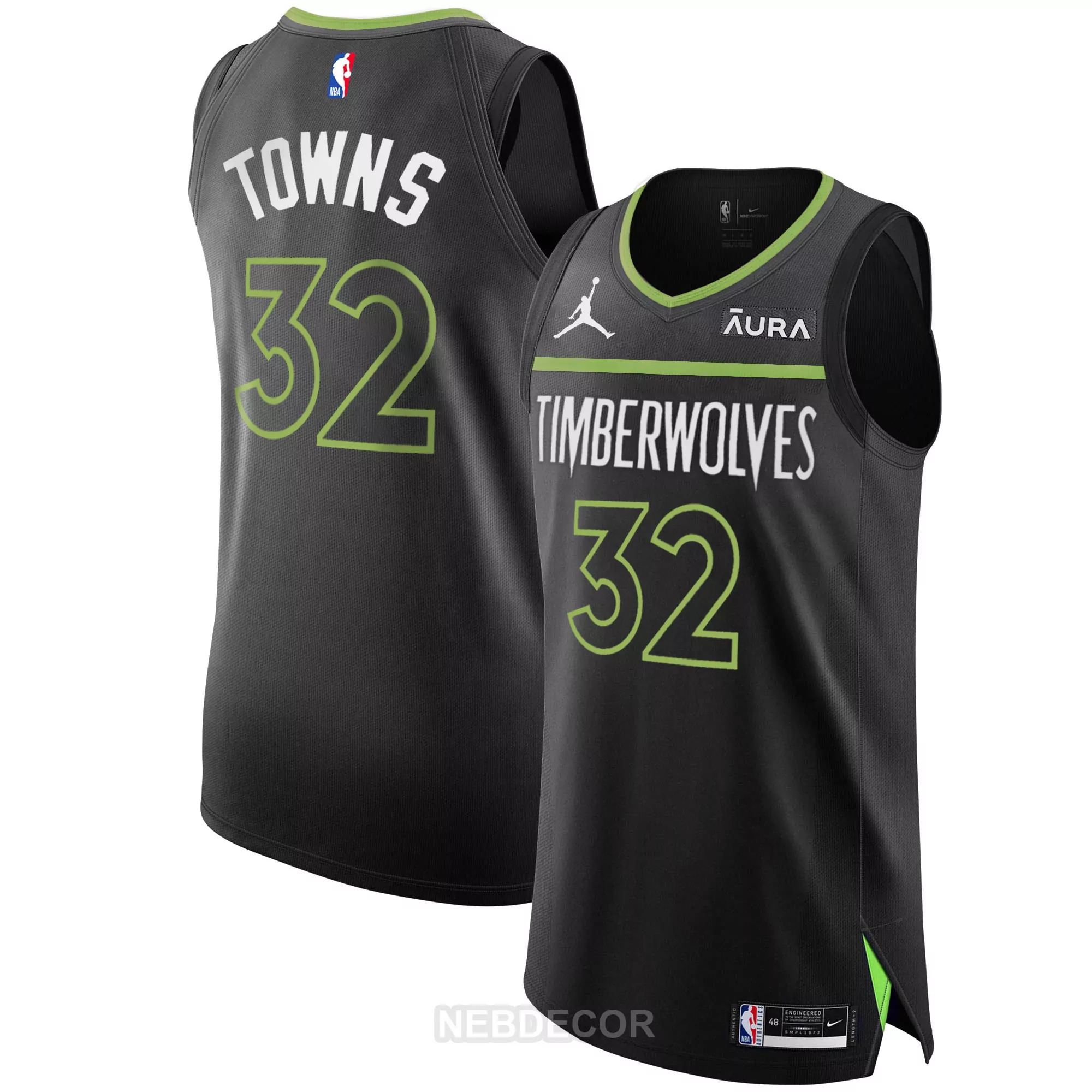 jaden mcdaniels 3 minnesota timberwolves gray all stitched vapor jersey 2023