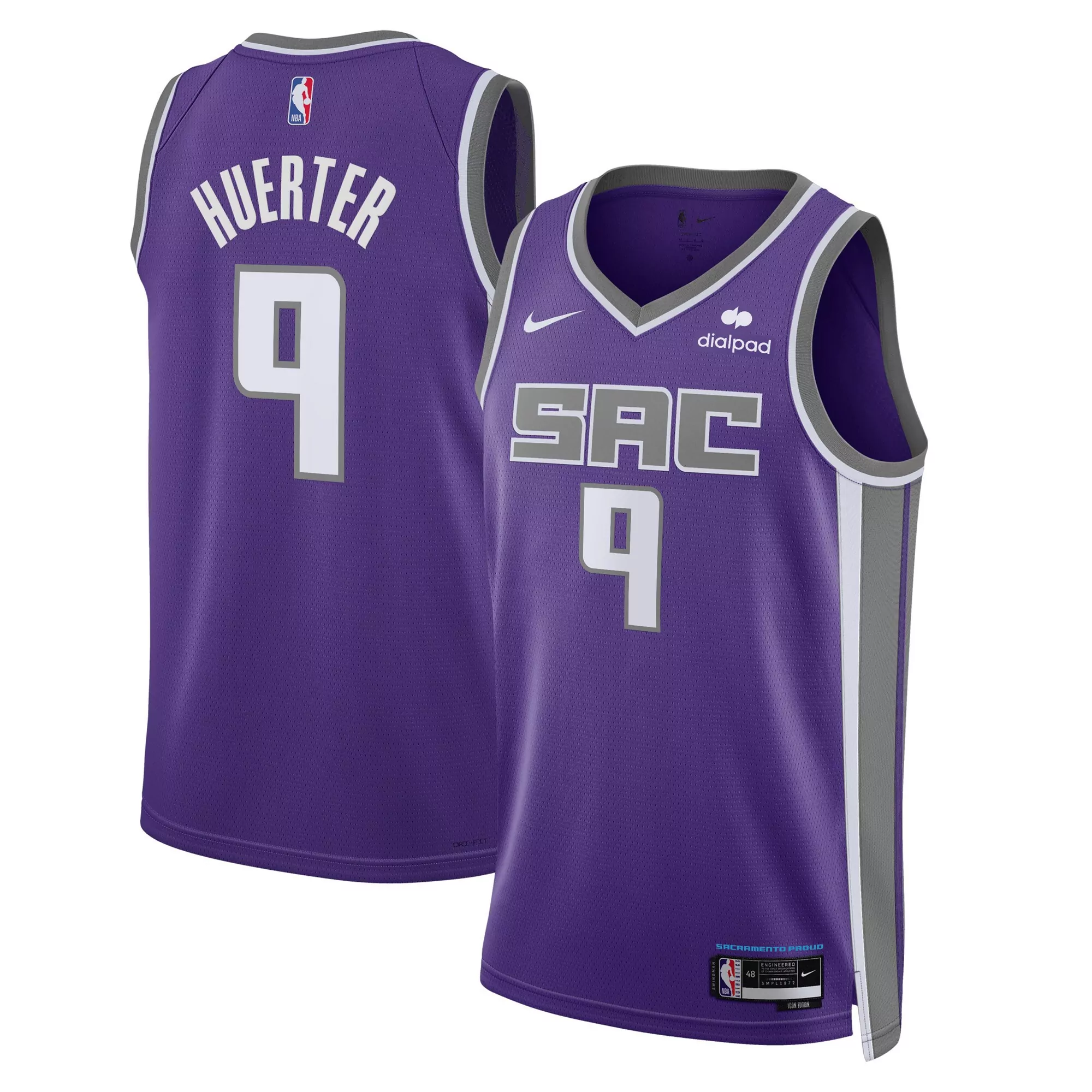 keegan murray sacramento kings nike unisex swingman jersey icon edition black