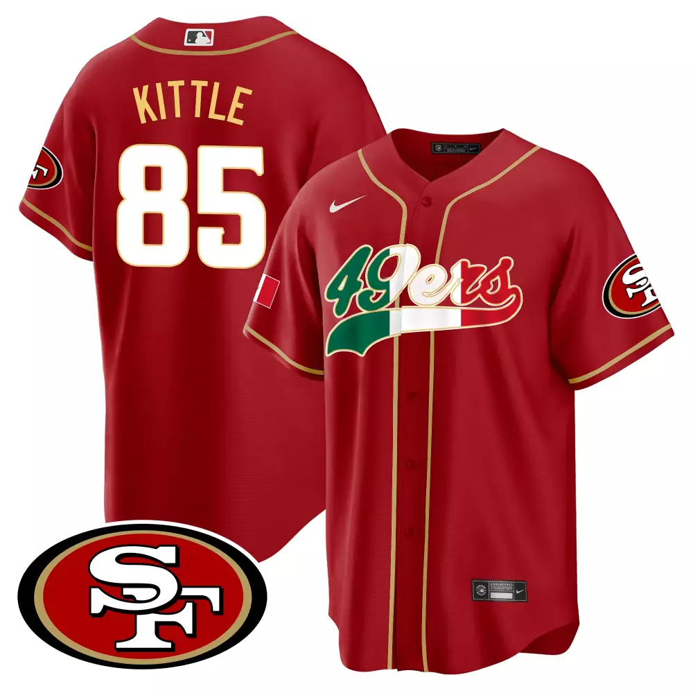 Kittle 85 San Francisco 49ers 2023 Men’s All Stitched Vapor Jersey | Classic Red-White Design | For Men, Women & You