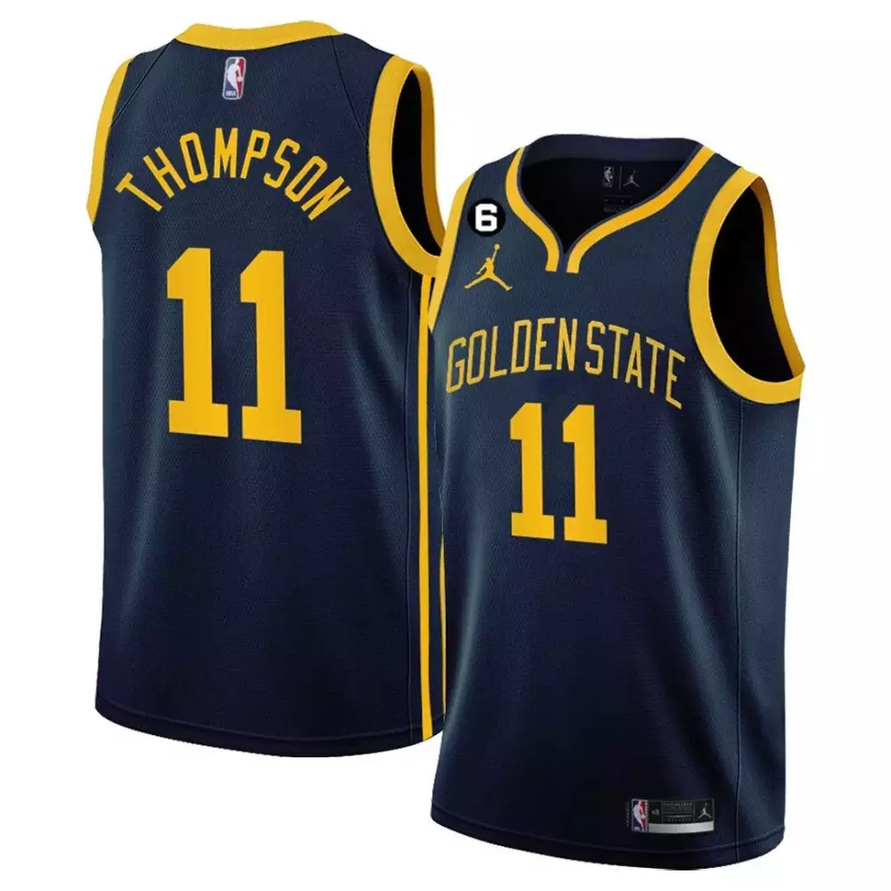 klay thompson 11 golden state 2023 men s all stitched vapor jersey navy edition with patch