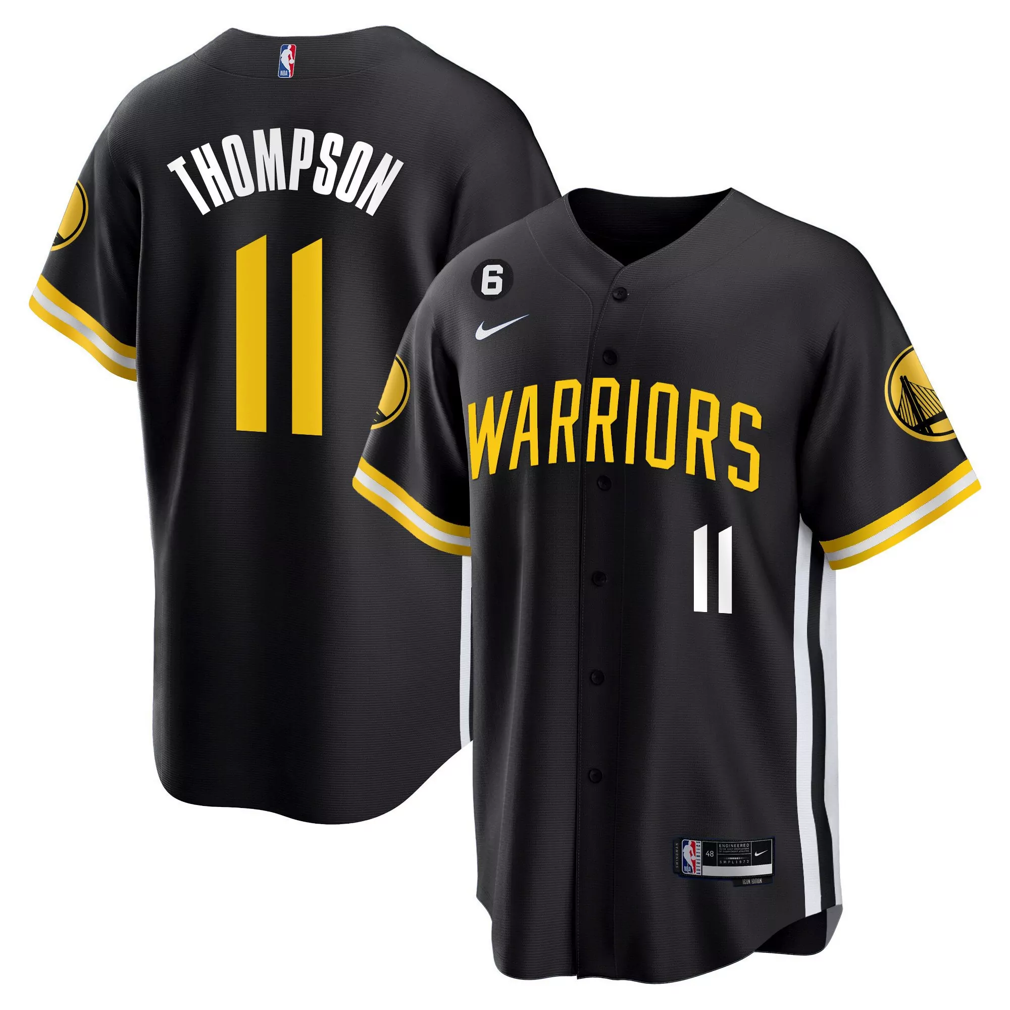 kevon looney golden state warriors fanatics fast break replica jersey icon edition blue