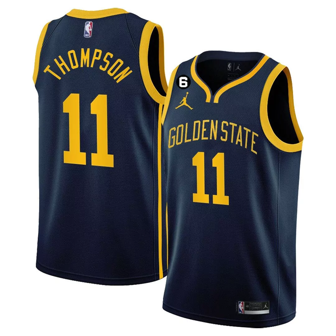 klay thompson 11 golden state warriors 2023 men s all stitched vapor jersey blue white