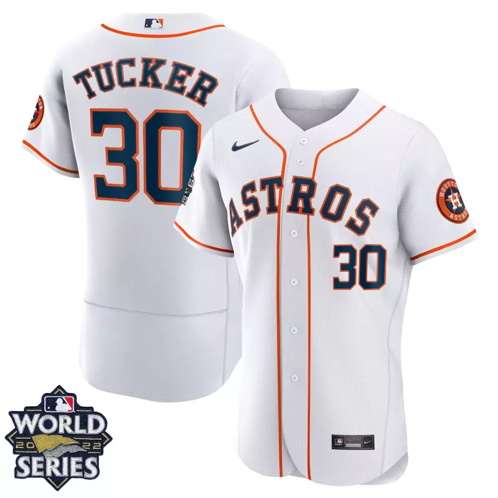 Kyle Tucker 30 Houston Astros 2022 Stitched Vapor Jersey | White World Series Edition | Limited Edition Fan Gear | For Men, Women & Youth