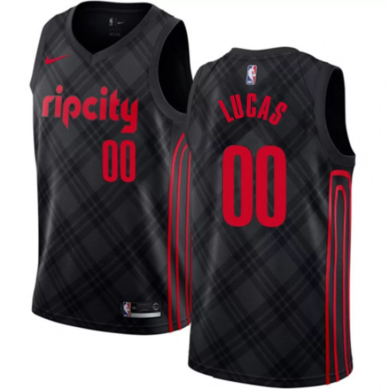 jusuf nurkic portland trail blazers fanatics fast break replica player jersey statement edition red