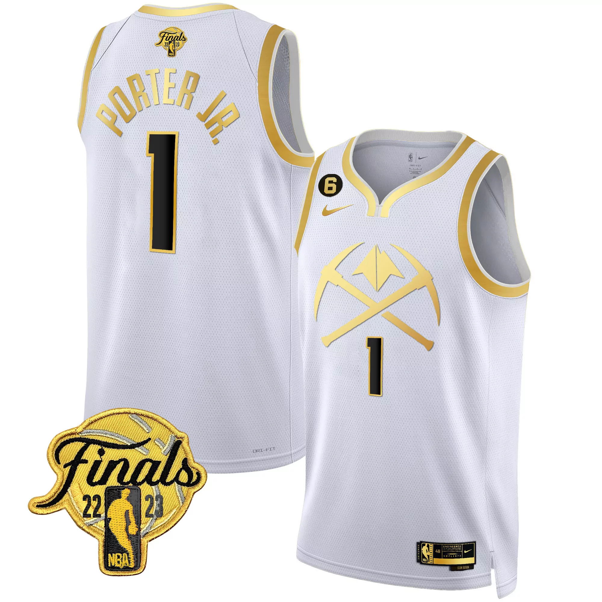michael porter jr 1 denver nuggets 2022 men s all stitched vapor jersey finals edition black