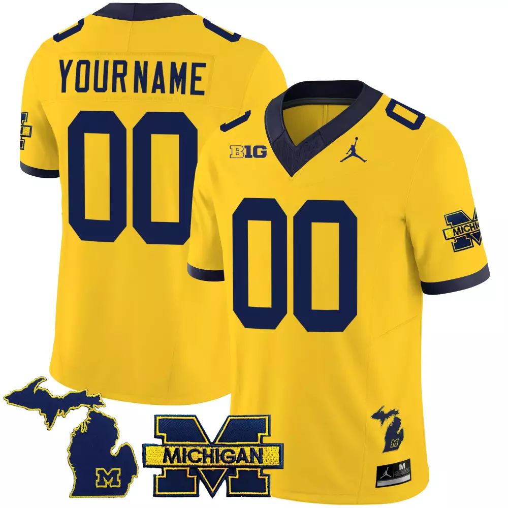 Johnson 2 Michigan Wolverines Navy Jersey | 2024 National Champions All Stitched | Limited Edition Fan Gear for Men, Women & Youth