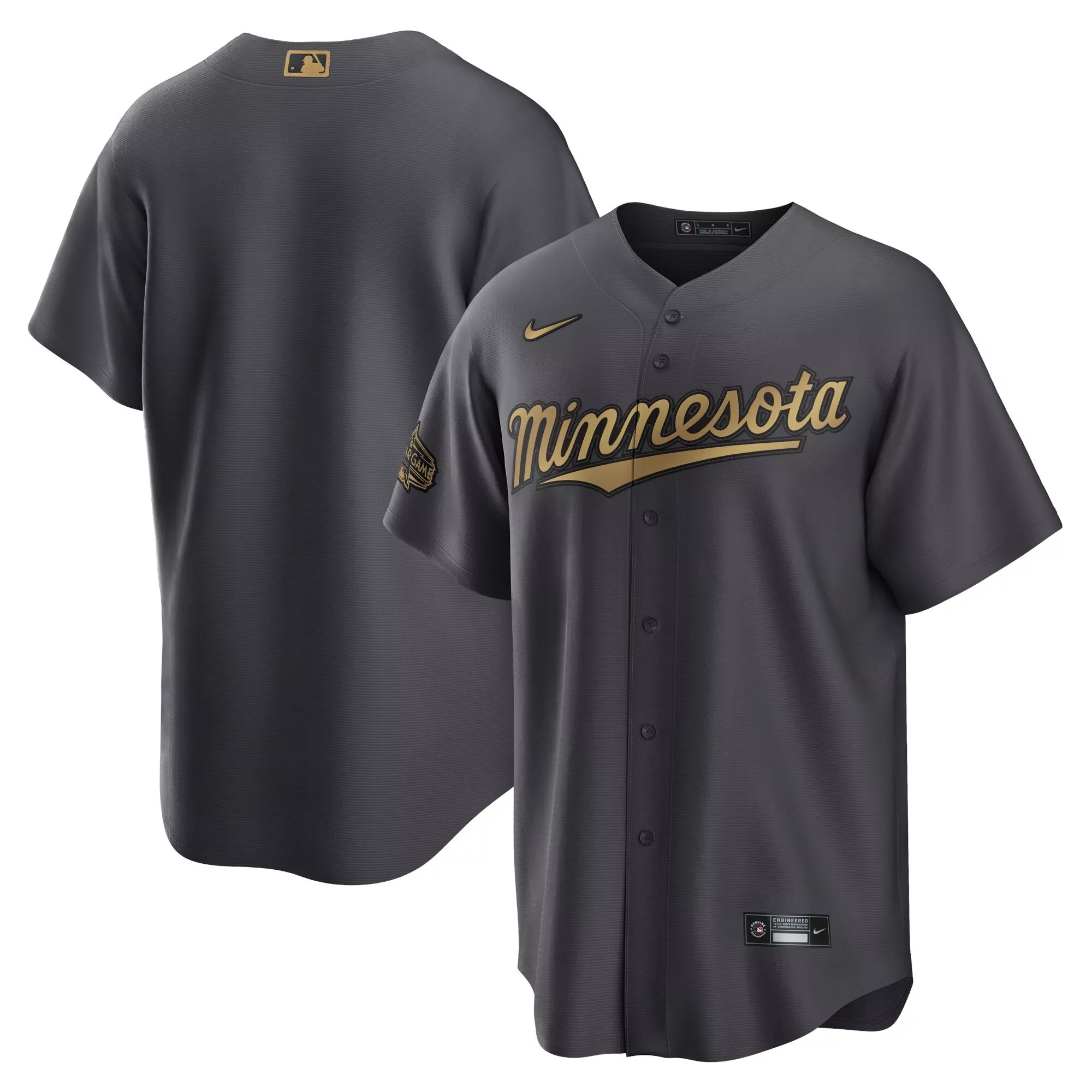 minnesota twins all stitched vapor jersey 2023 men s gray quality edition