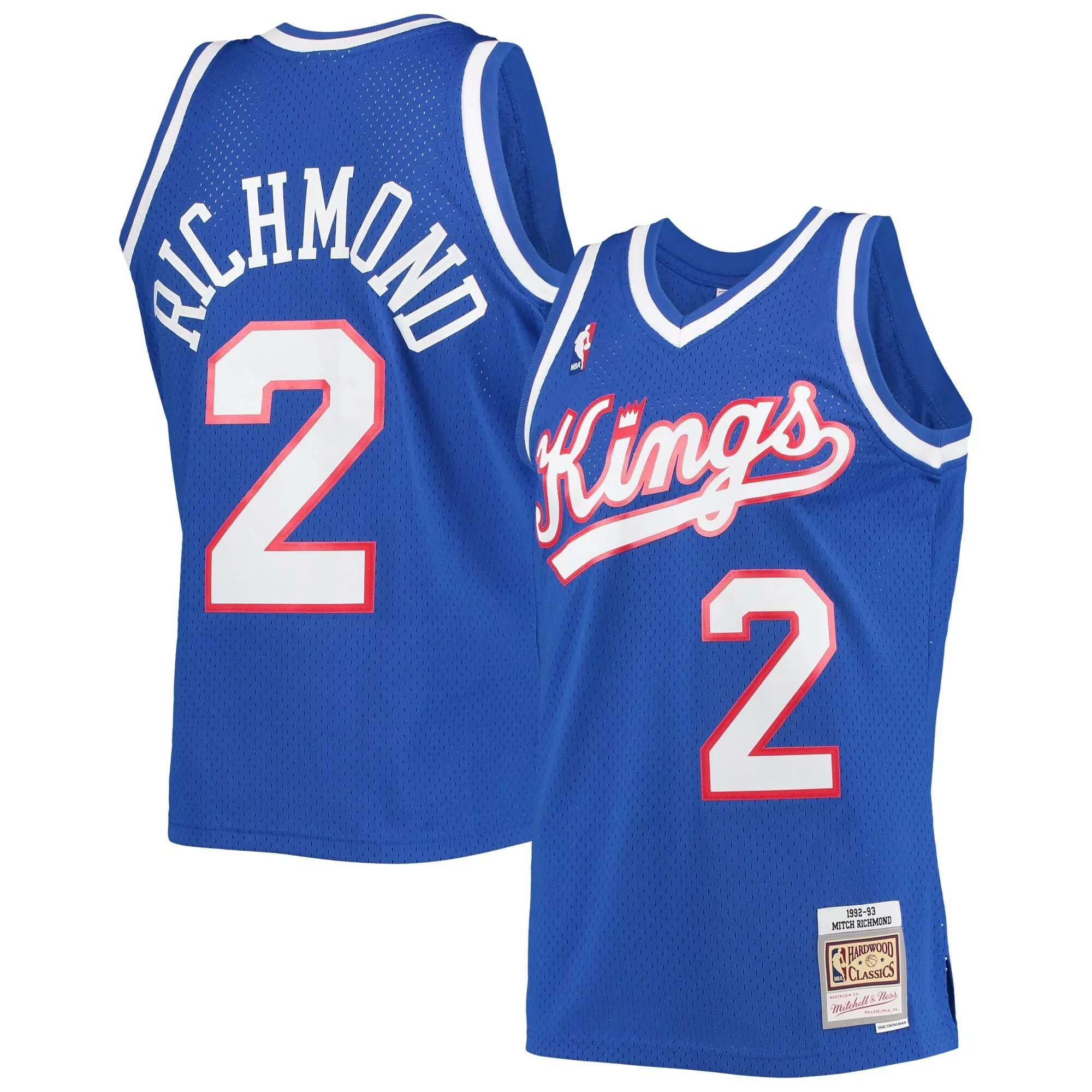 mitch richmond 2 sacramento kings 1992 93 men s all stitched vapor jersey blue