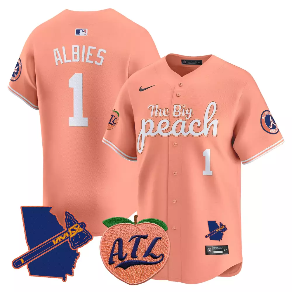 ozzie albies 1 atlanta braves 2023 men s all stitched vapor jersey outkast edition