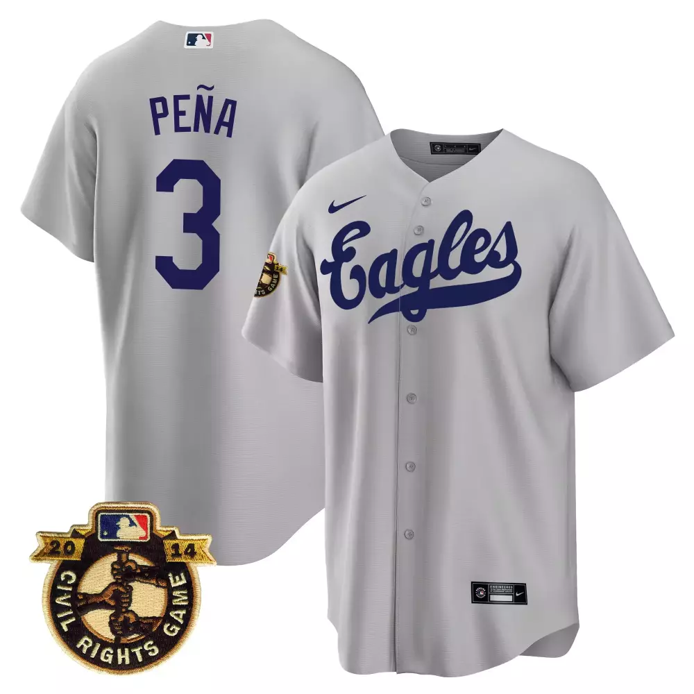 pea 3 eagles 2014 men s all stitched vapor jersey gray civil rights game edition